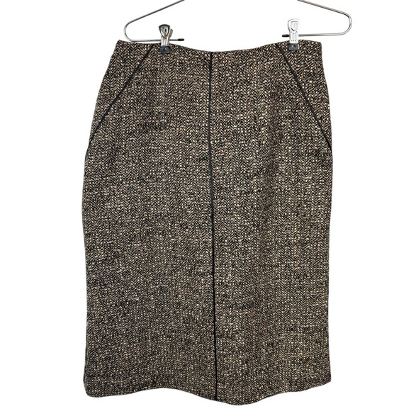 Talbots Dresses & Skirts - TALBOTS Womens Brown Tweed Wool Straight Pencil Skirt 8 Office Heritage Preppy‎